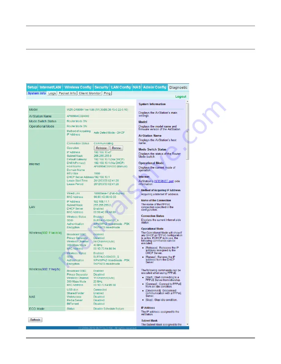 Buffalo WZR-D1800H User Manual Download Page 79