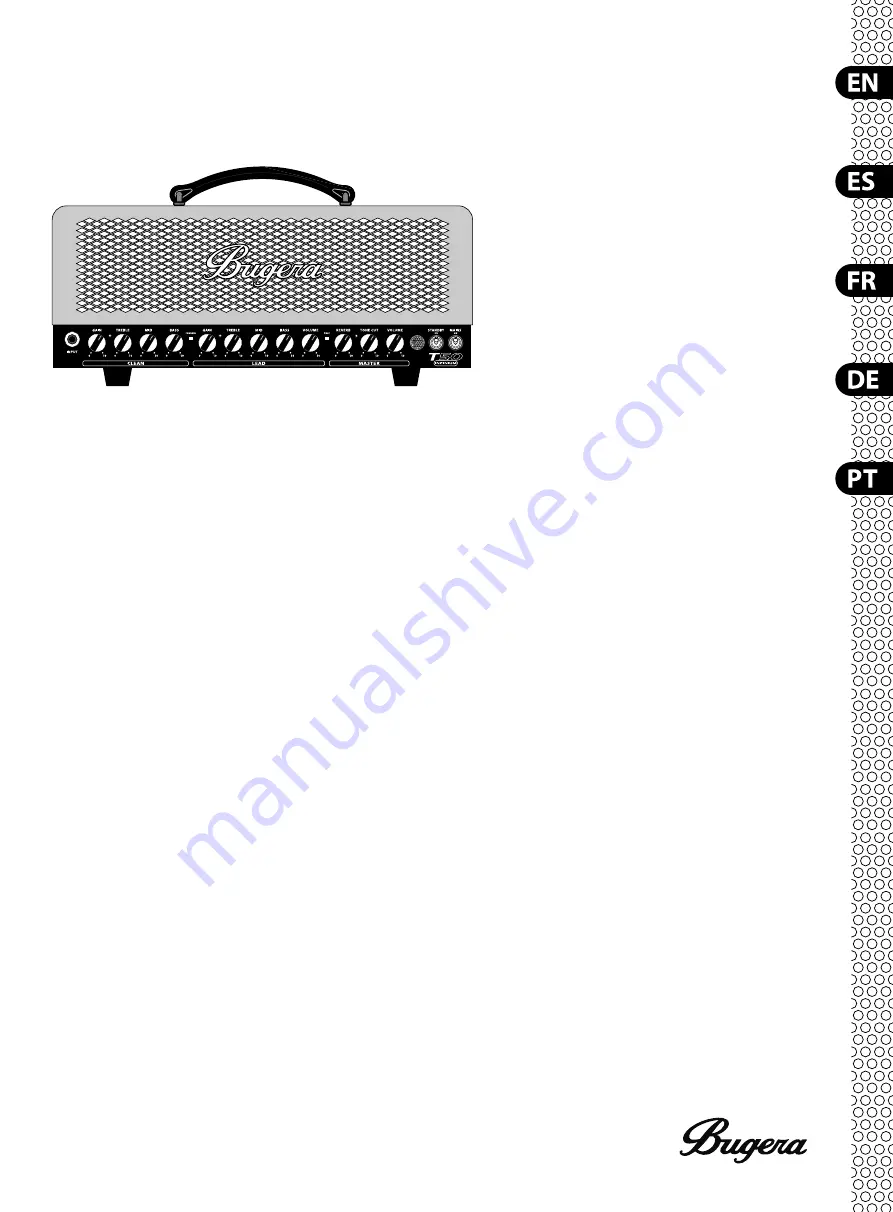 Bugera T50 INFINIUM Quick Start Manual Download Page 1