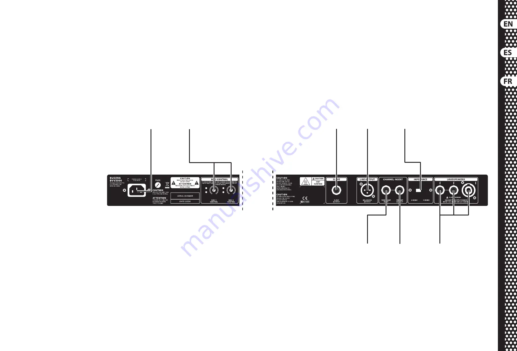 Bugera Ultrabass BVV3000 Quick Start Manual Download Page 8