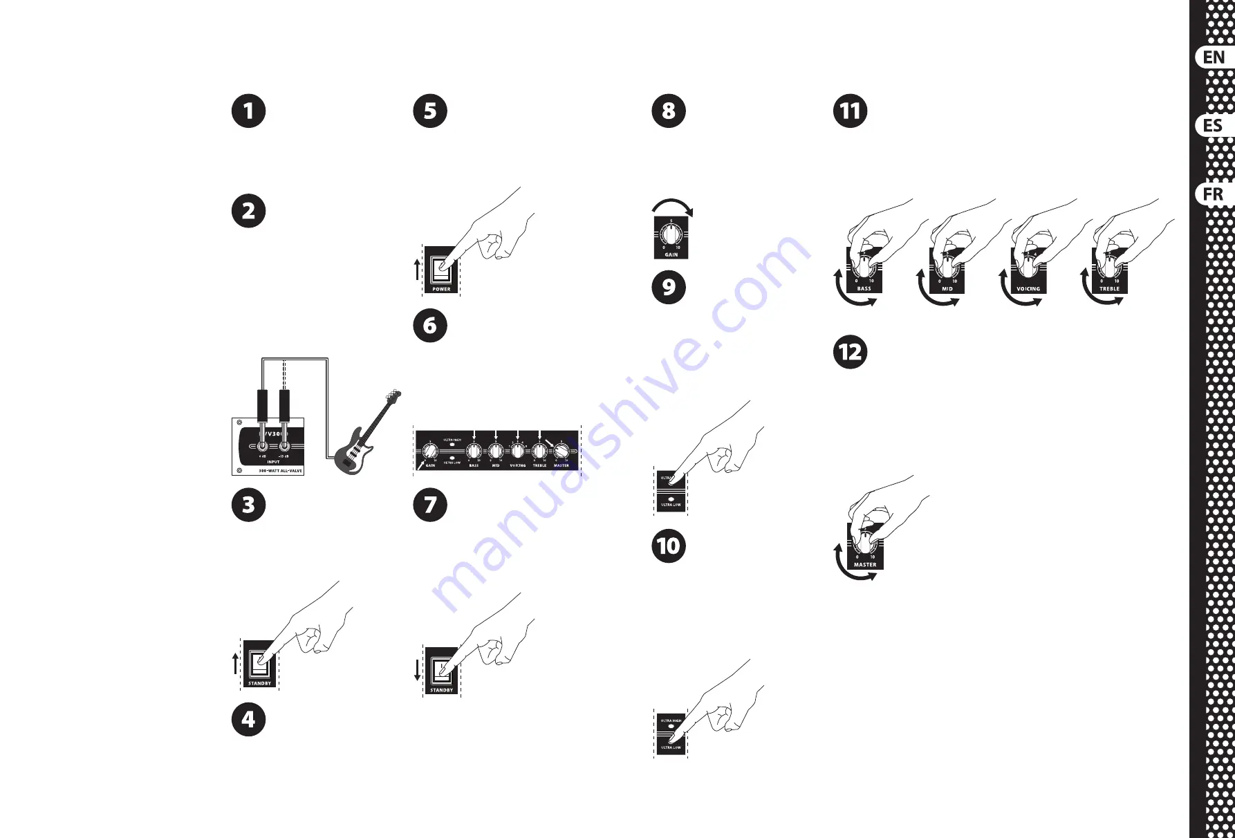 Bugera Ultrabass BVV3000 Quick Start Manual Download Page 9