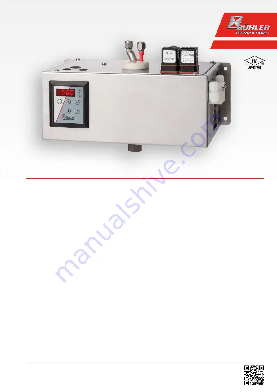 Bühler technologies 4496 Series Installation And Operation Instructions Manual Download Page 1