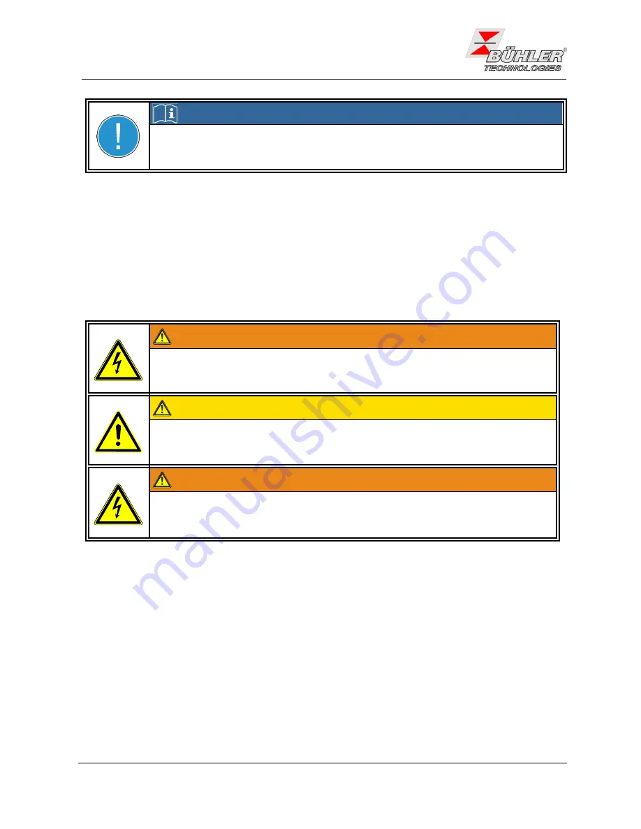 Buhler PKE 511 Installation And Operation Instruction Manual Download Page 8