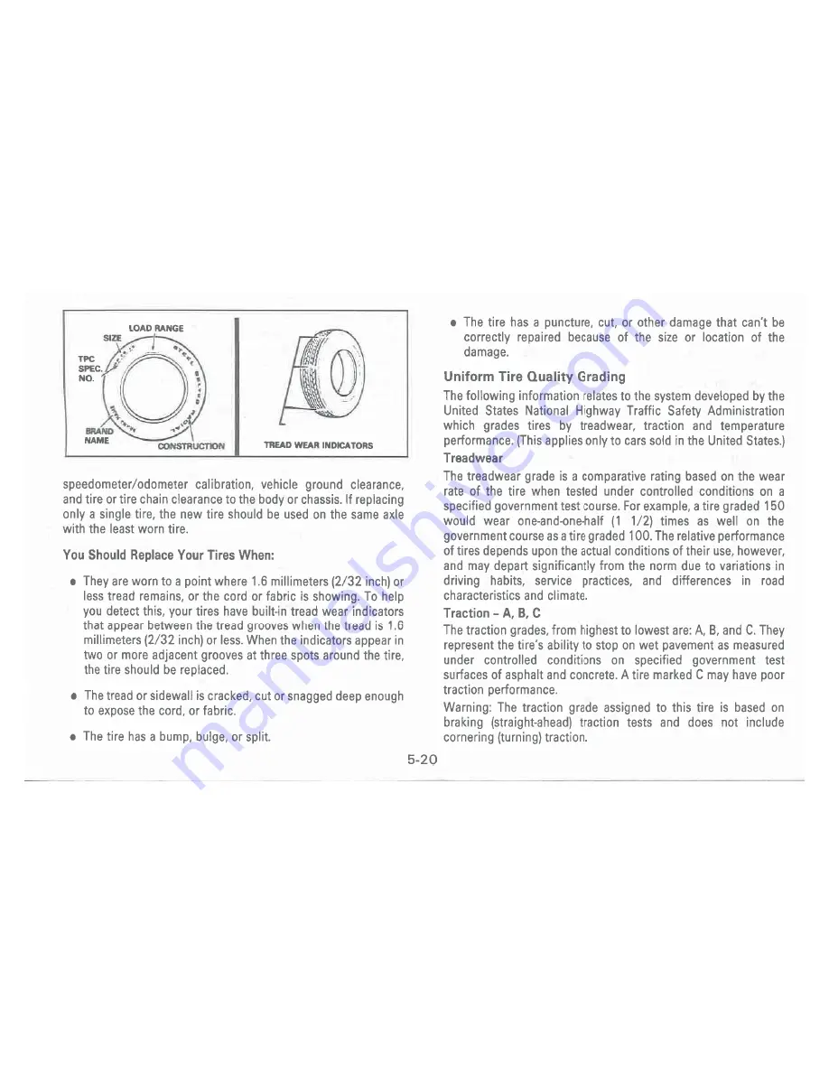 Buick 1988 Riviera Owner'S Manual Download Page 127