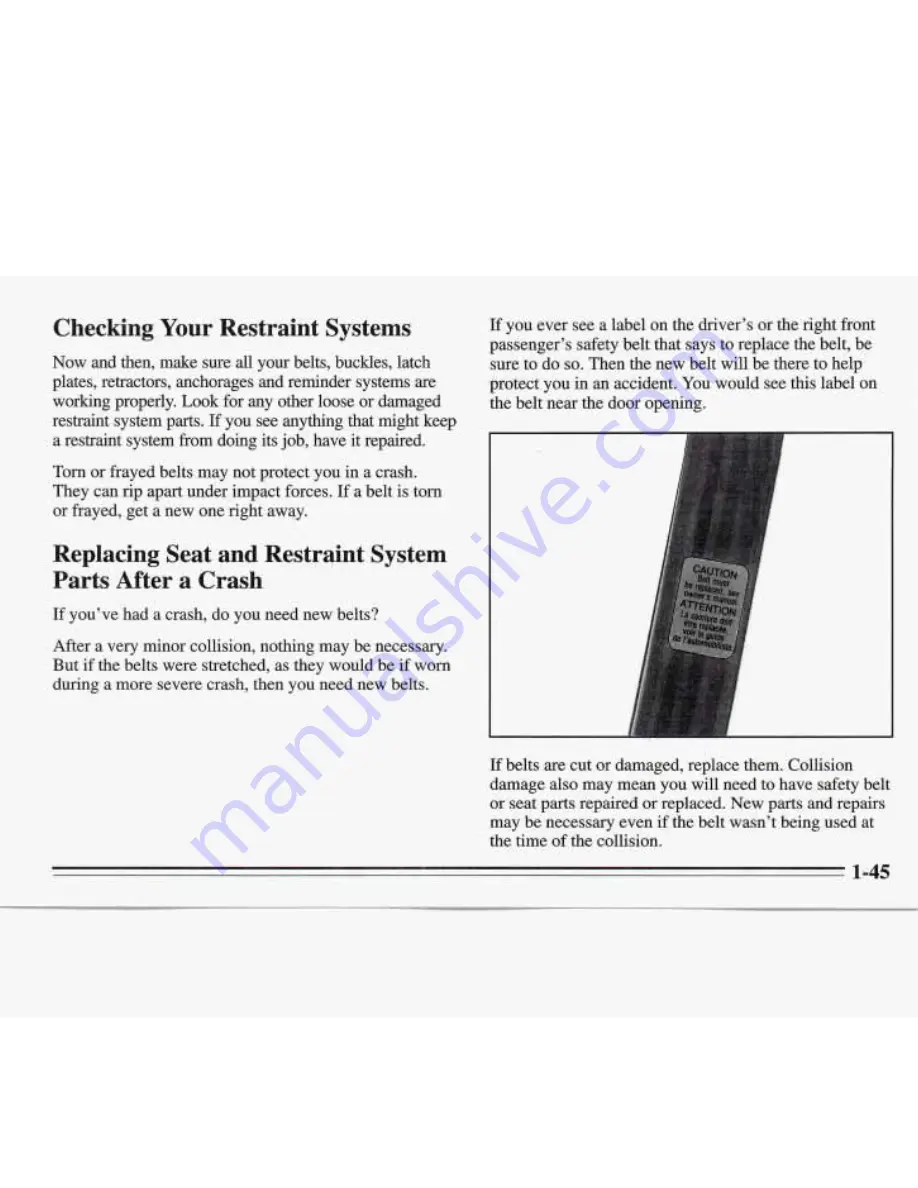 Buick 1995 Roadmaster Manual Download Page 57