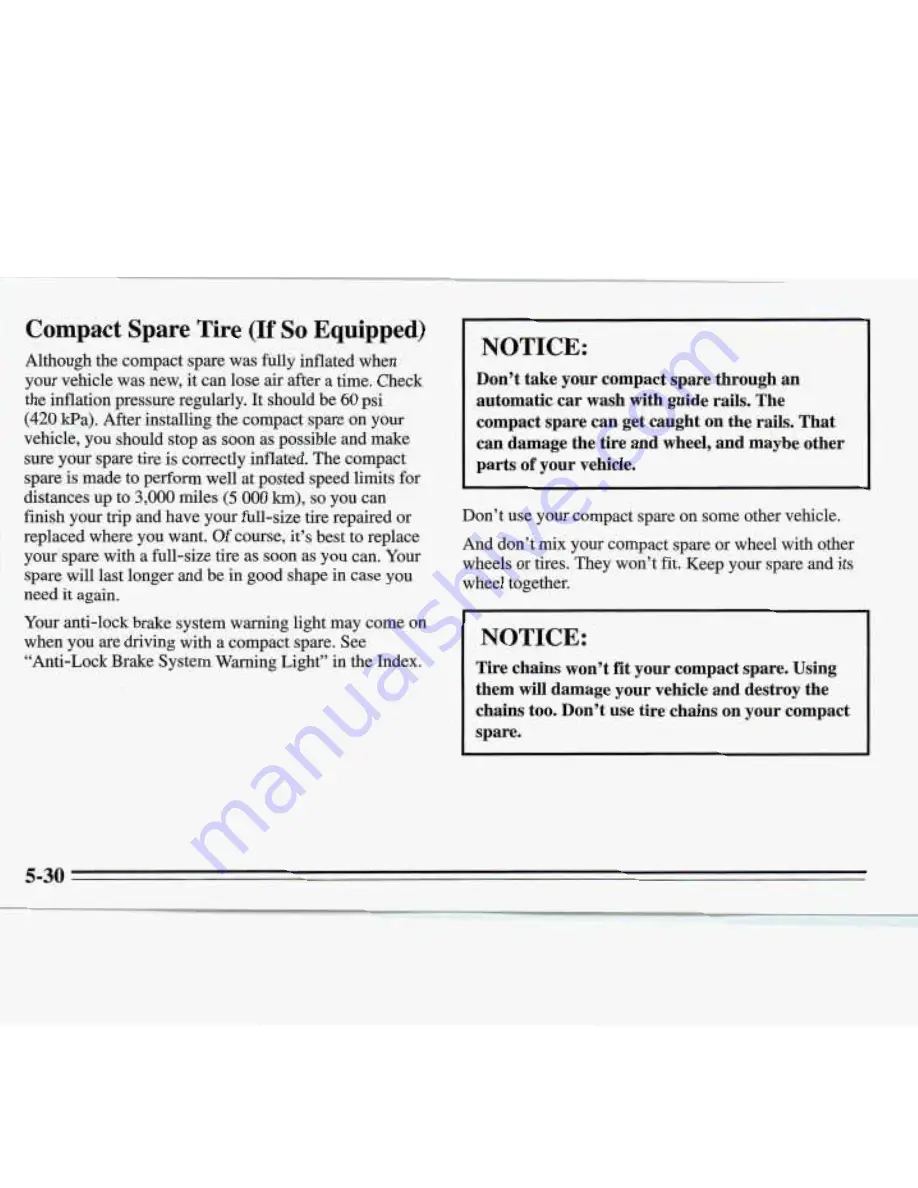 Buick 1995 Roadmaster Manual Download Page 214