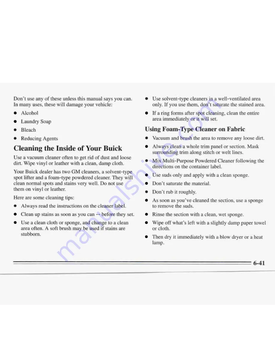 Buick 1995 Roadmaster Manual Download Page 257