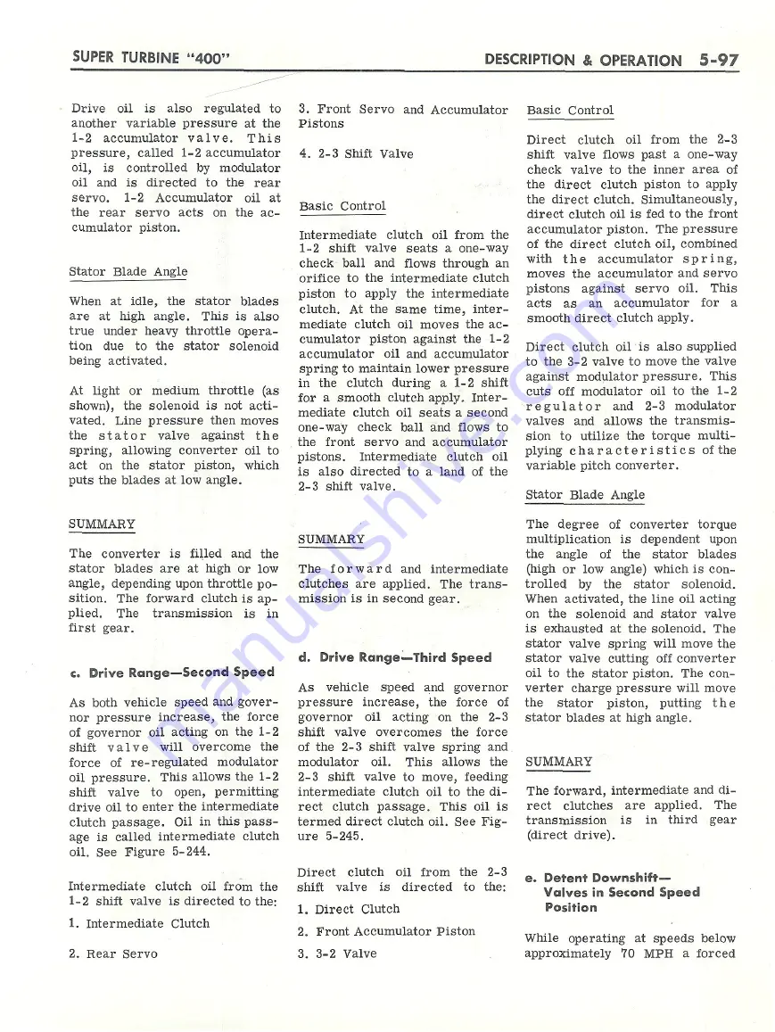 Buick Electra 225 1965 Service Manual Download Page 311