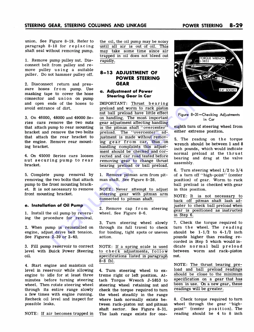 Buick Electra 225 1965 Service Manual Download Page 493