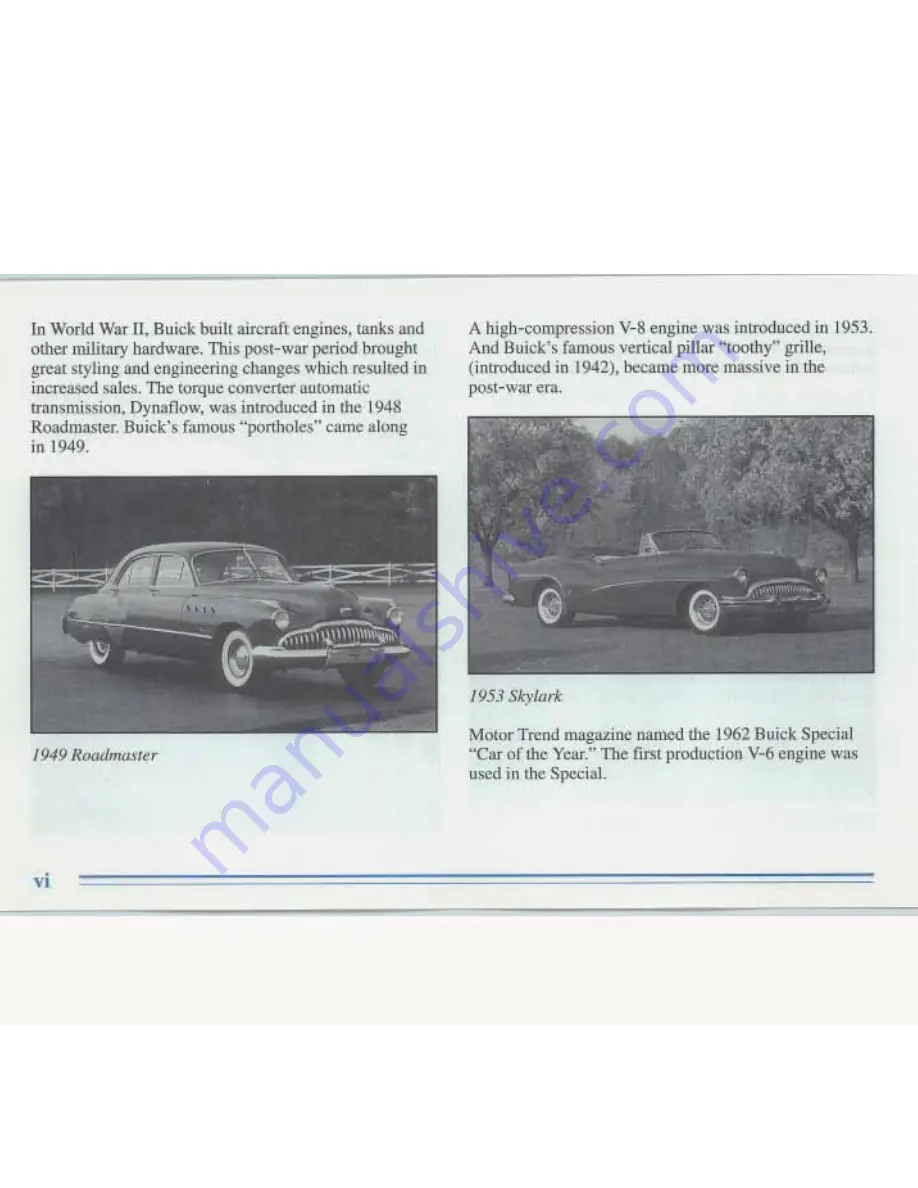 Buick ROADMASTER 1996 Manual Download Page 8