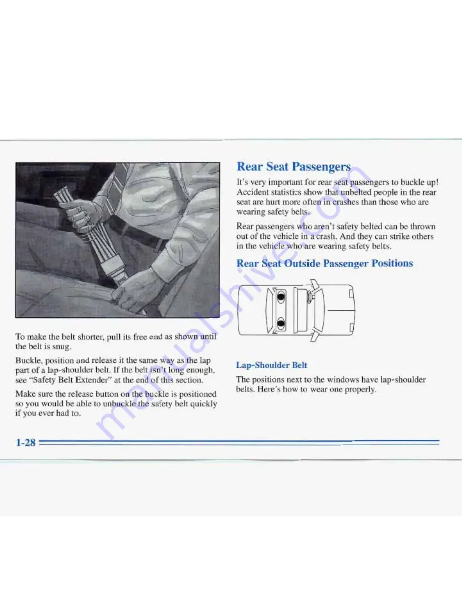 Buick ROADMASTER 1996 Manual Download Page 42