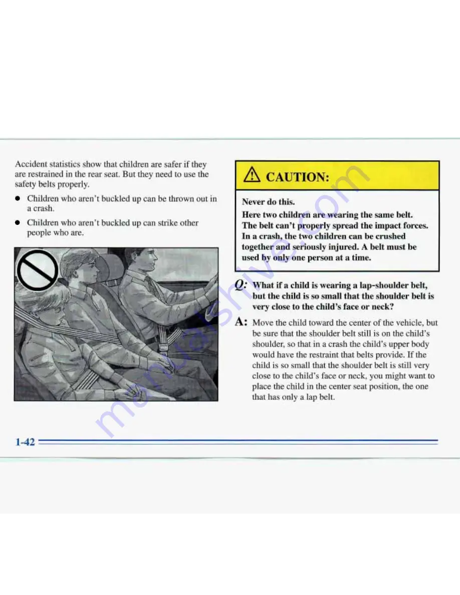 Buick ROADMASTER 1996 Manual Download Page 56