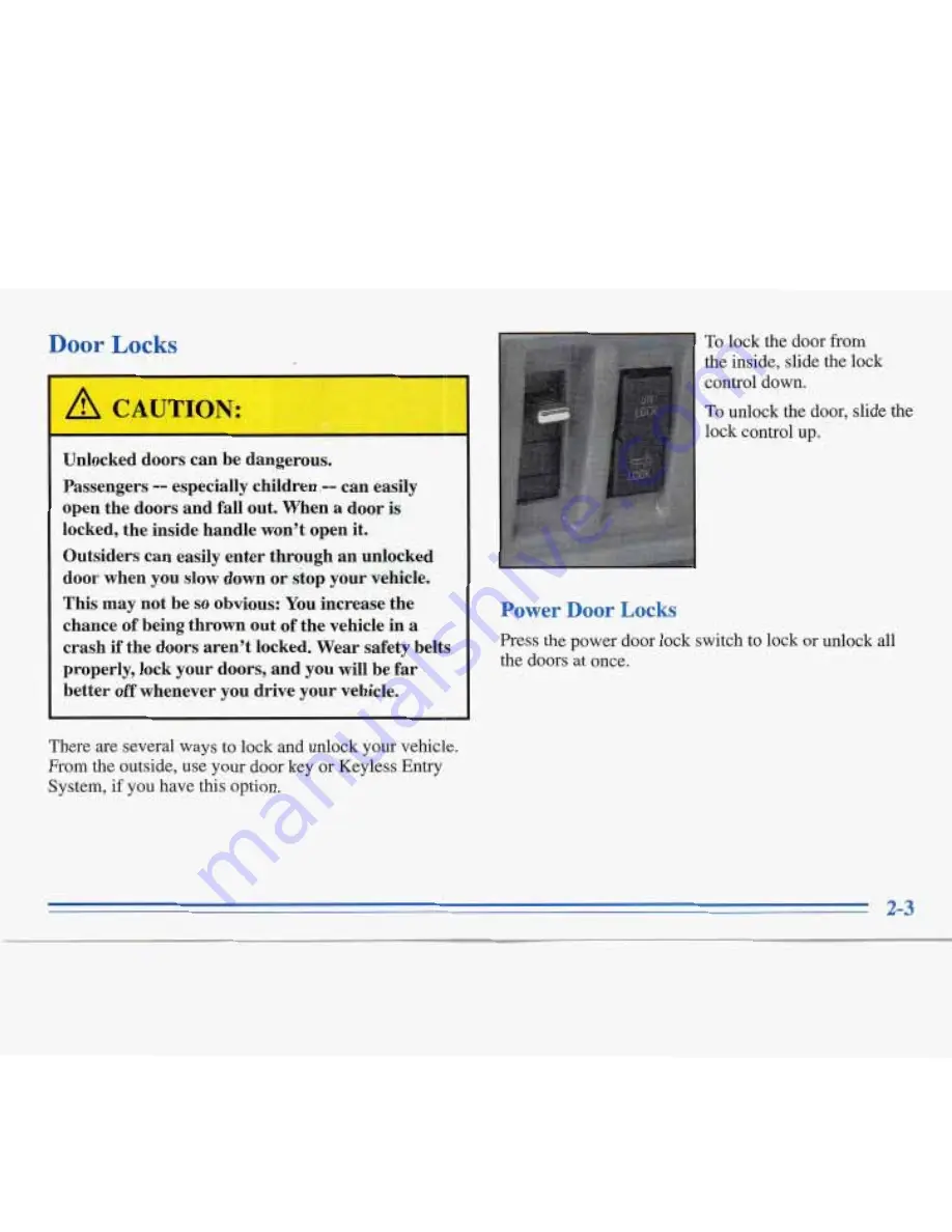 Buick ROADMASTER 1996 Manual Download Page 63