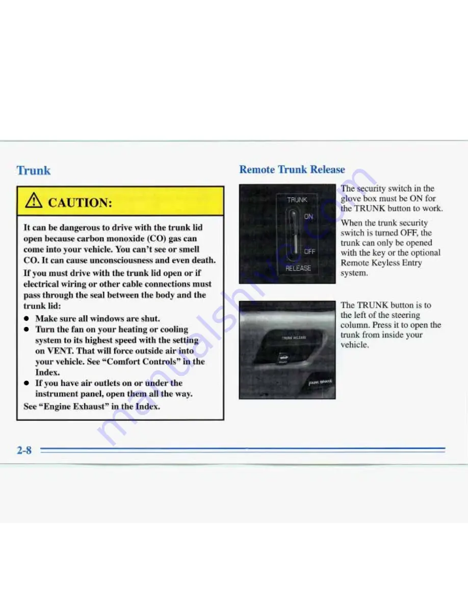 Buick ROADMASTER 1996 Manual Download Page 68