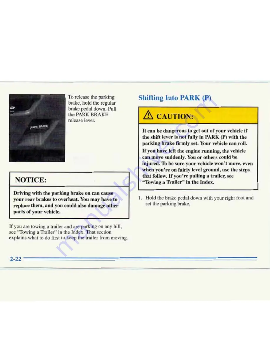 Buick ROADMASTER 1996 Manual Download Page 82