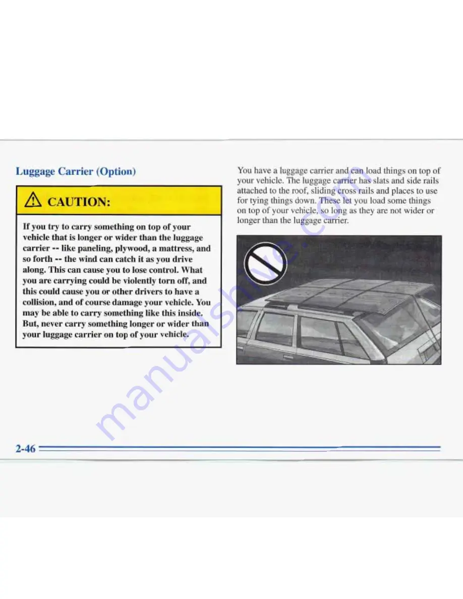 Buick ROADMASTER 1996 Manual Download Page 106