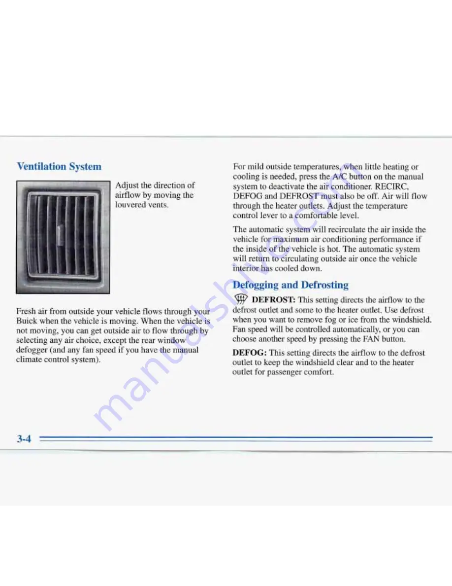 Buick ROADMASTER 1996 Manual Download Page 132