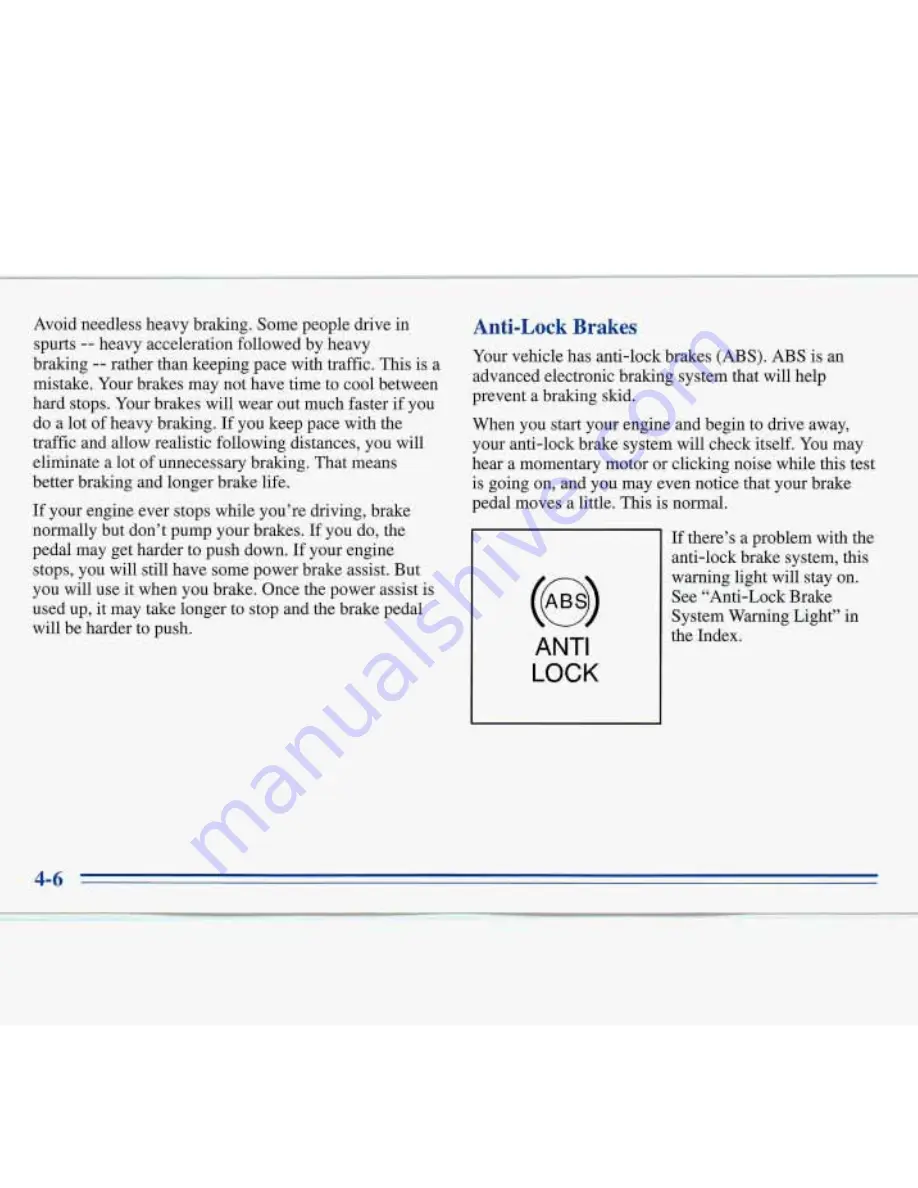 Buick ROADMASTER 1996 Manual Download Page 156