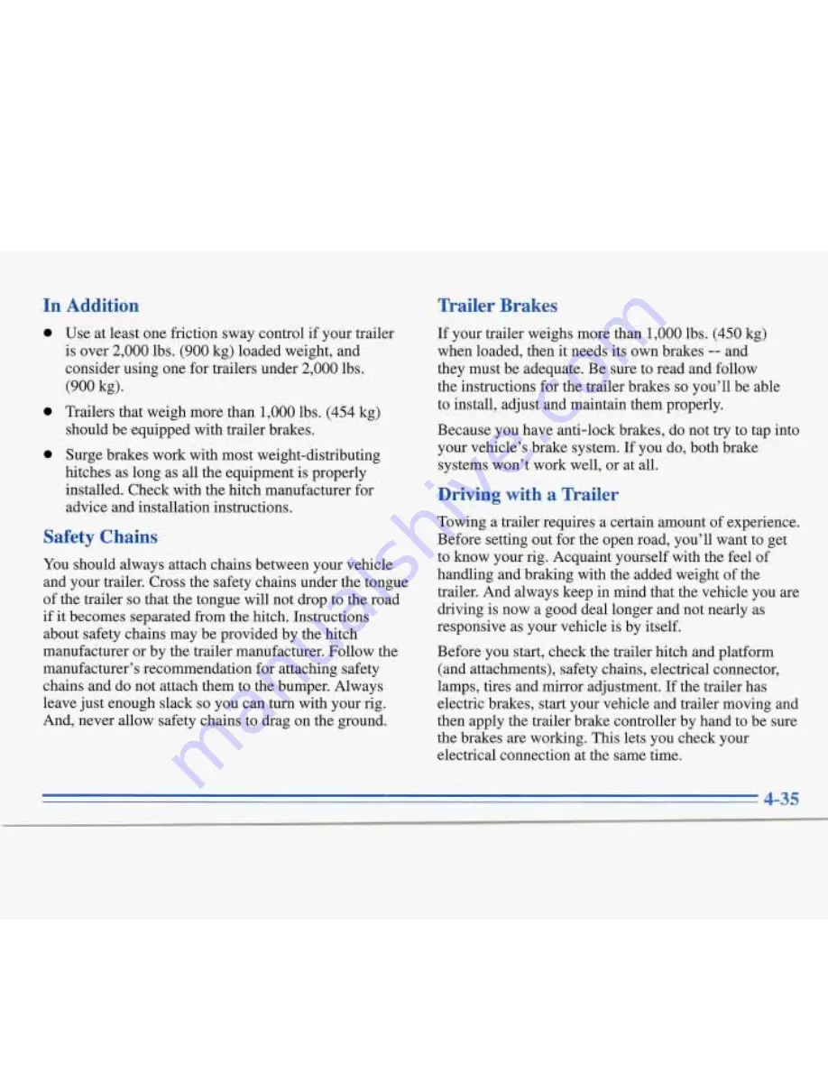 Buick ROADMASTER 1996 Manual Download Page 185