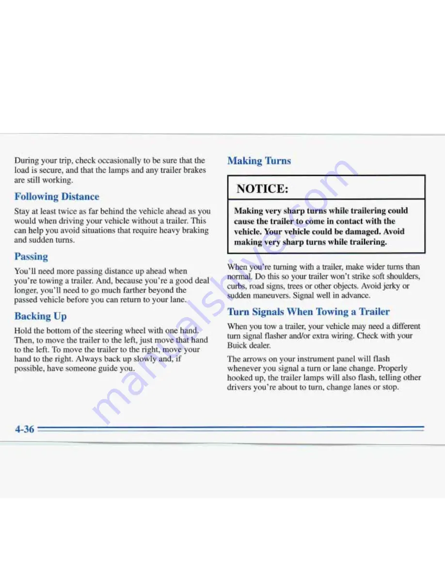 Buick ROADMASTER 1996 Manual Download Page 186