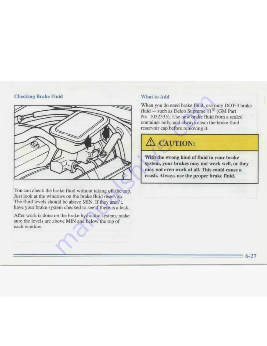 Buick ROADMASTER 1996 Manual Download Page 249