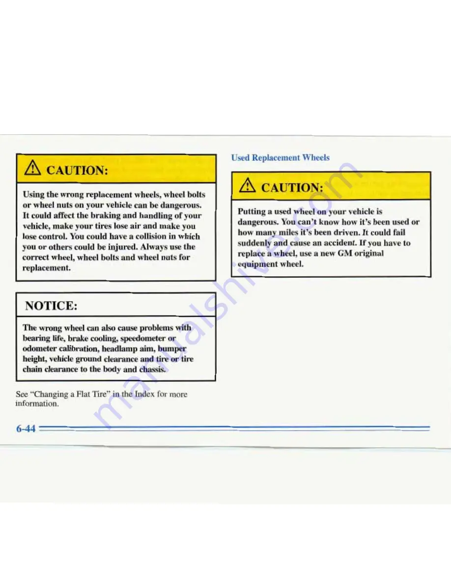 Buick ROADMASTER 1996 Manual Download Page 266