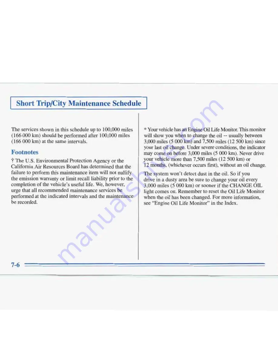 Buick ROADMASTER 1996 Manual Download Page 292