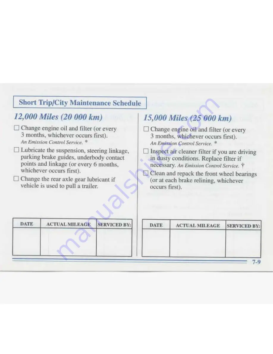 Buick ROADMASTER 1996 Manual Download Page 295