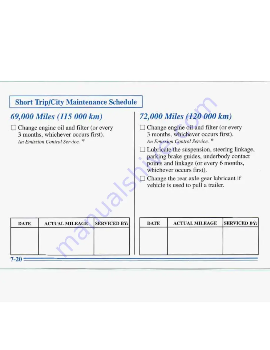 Buick ROADMASTER 1996 Manual Download Page 306