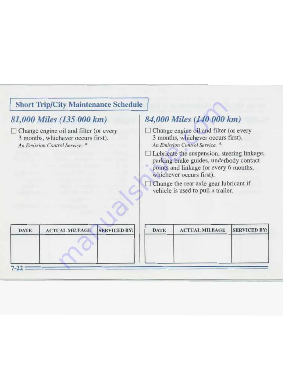 Buick ROADMASTER 1996 Manual Download Page 308