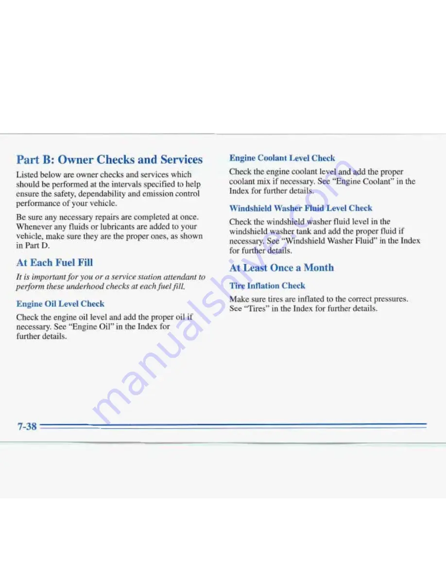 Buick ROADMASTER 1996 Manual Download Page 324