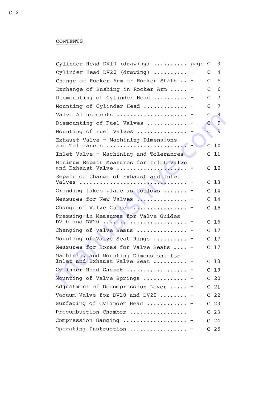 Bukh DV10 Workshop Manual Download Page 30