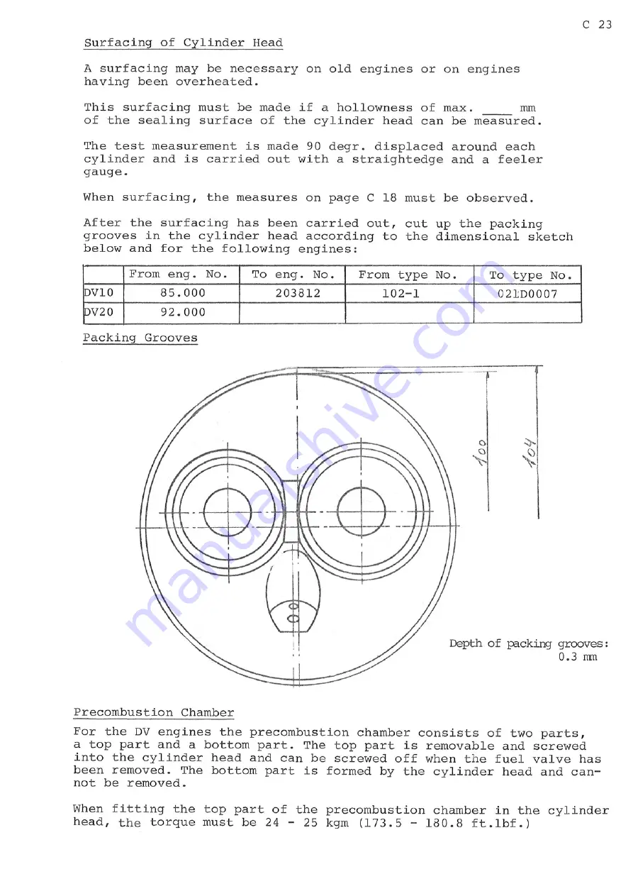 Bukh DV10 Workshop Manual Download Page 51