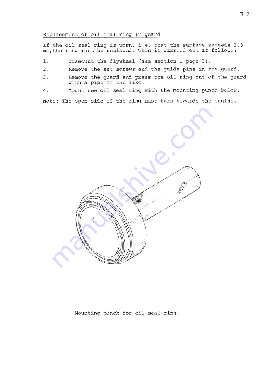 Bukh DV10 Workshop Manual Download Page 67