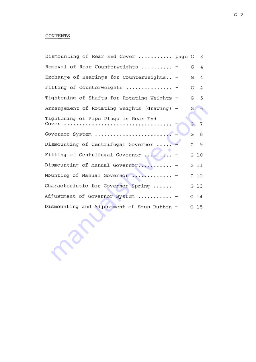 Bukh DV10 Workshop Manual Download Page 78