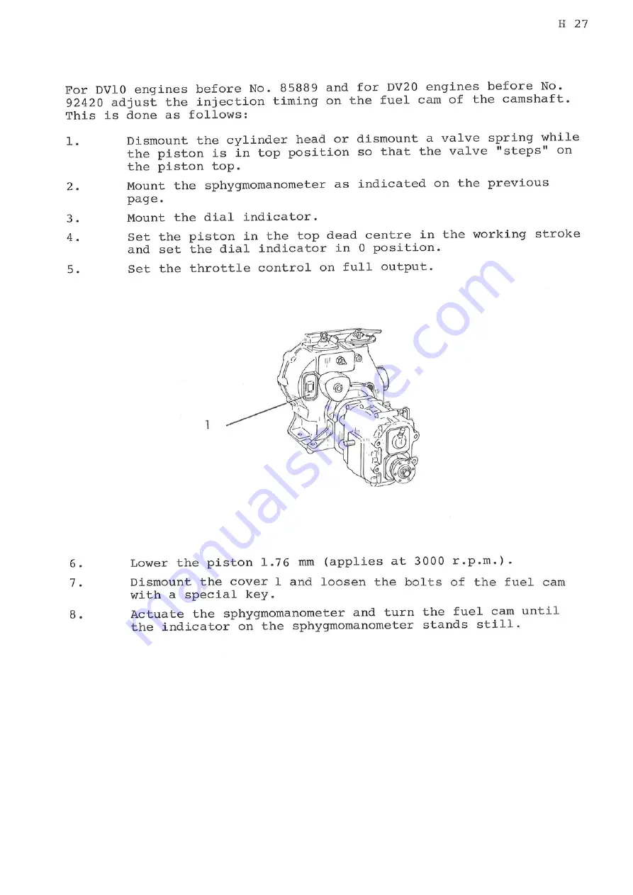 Bukh DV10 Workshop Manual Download Page 119