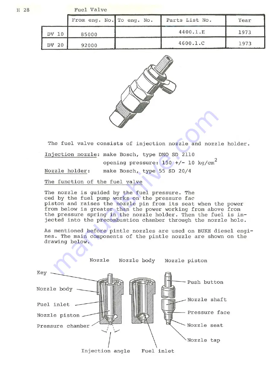 Bukh DV10 Workshop Manual Download Page 120