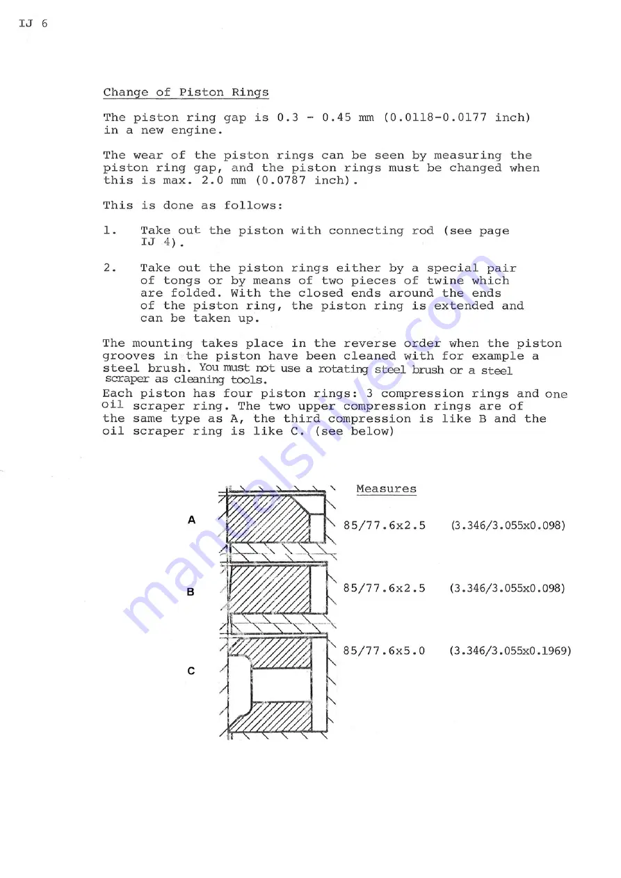 Bukh DV10 Workshop Manual Download Page 134