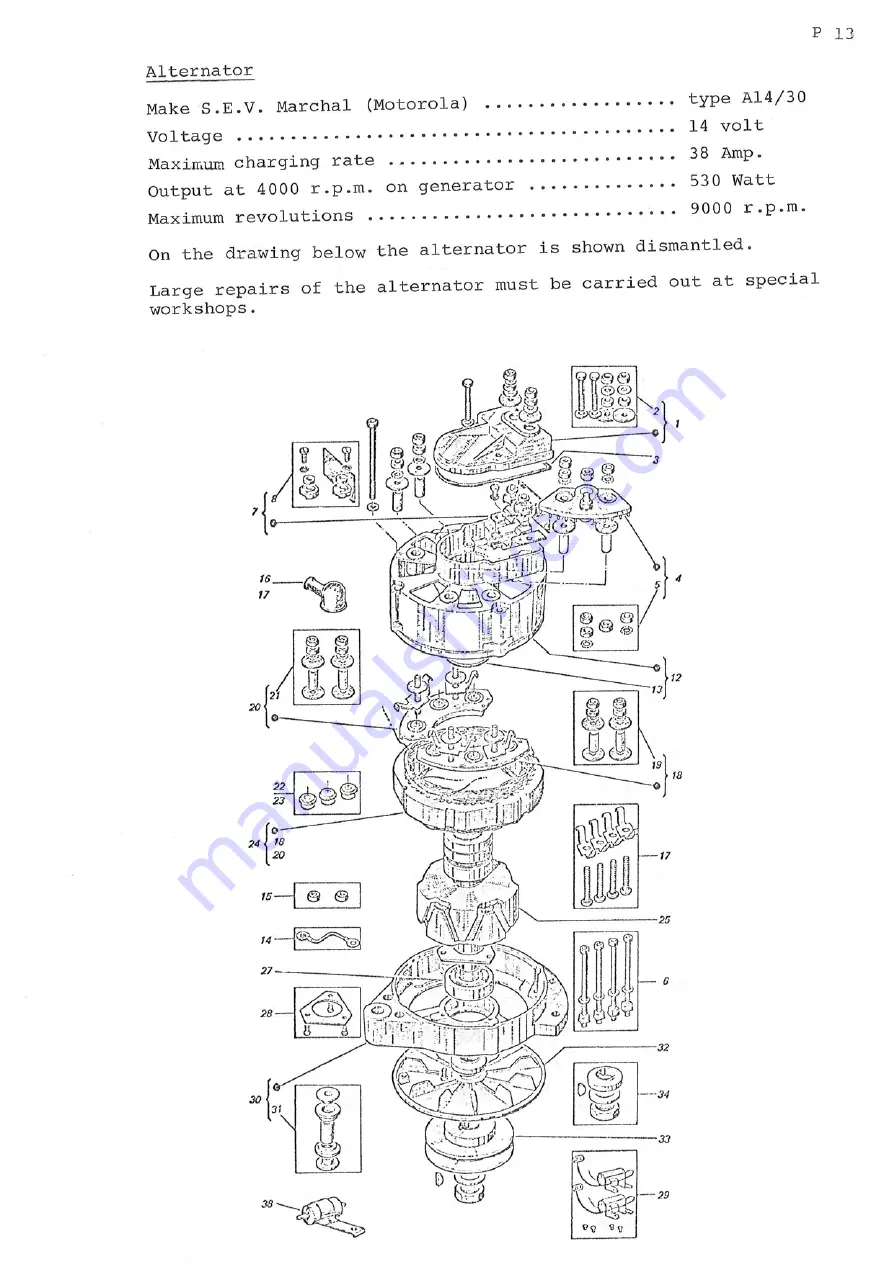 Bukh DV10 Workshop Manual Download Page 197