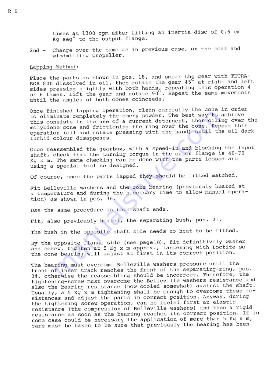 Bukh DV10 Workshop Manual Download Page 238