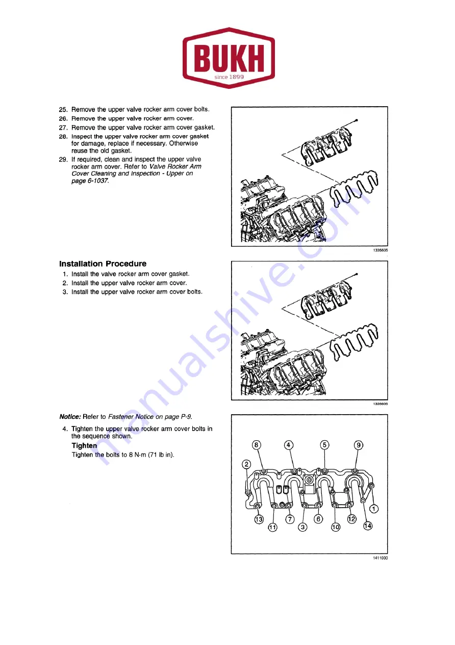 Bukh V8 Series Owner'S Manual Download Page 106