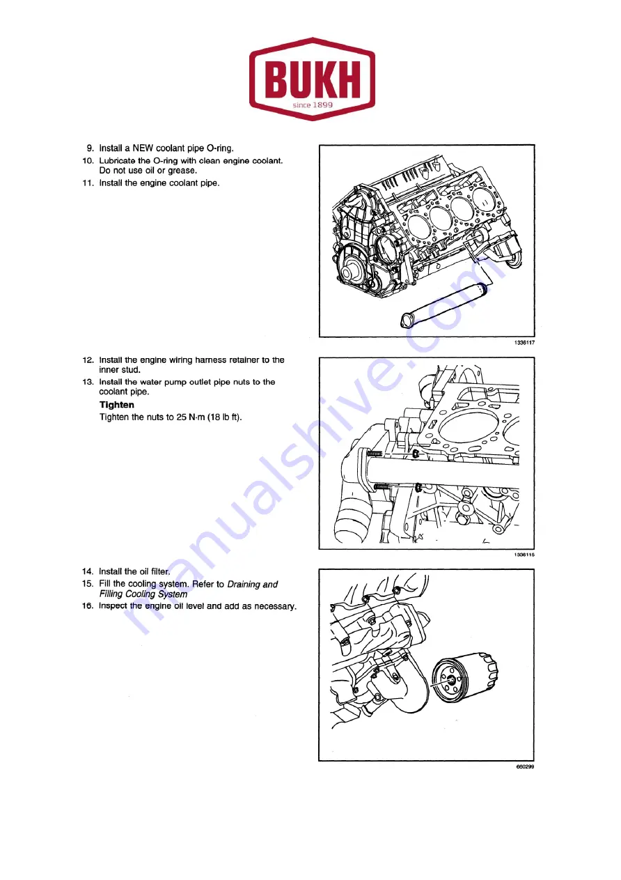 Bukh V8 Series Owner'S Manual Download Page 182