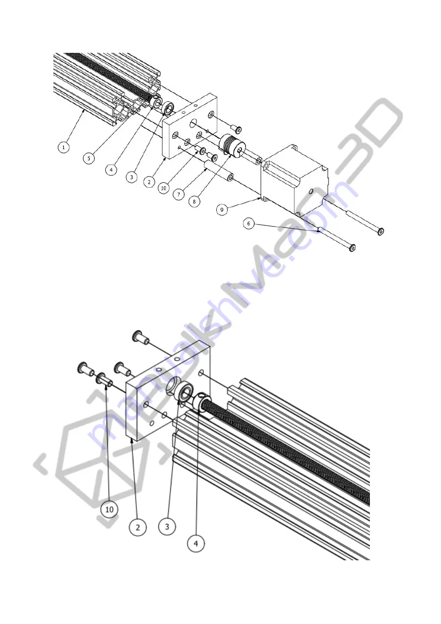 Bulk Man 3D Lead CNC Mechanical Assembly Instructions Download Page 15