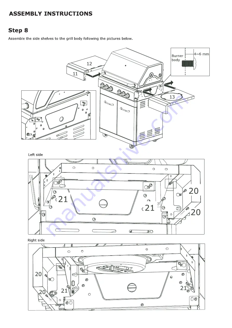 Bull BBQ BULL-411BC Owner'S Manual Download Page 12