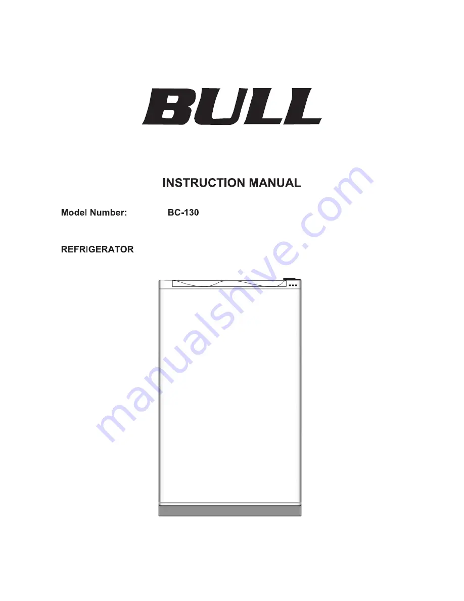 Bull BC-130 Скачать руководство пользователя страница 1