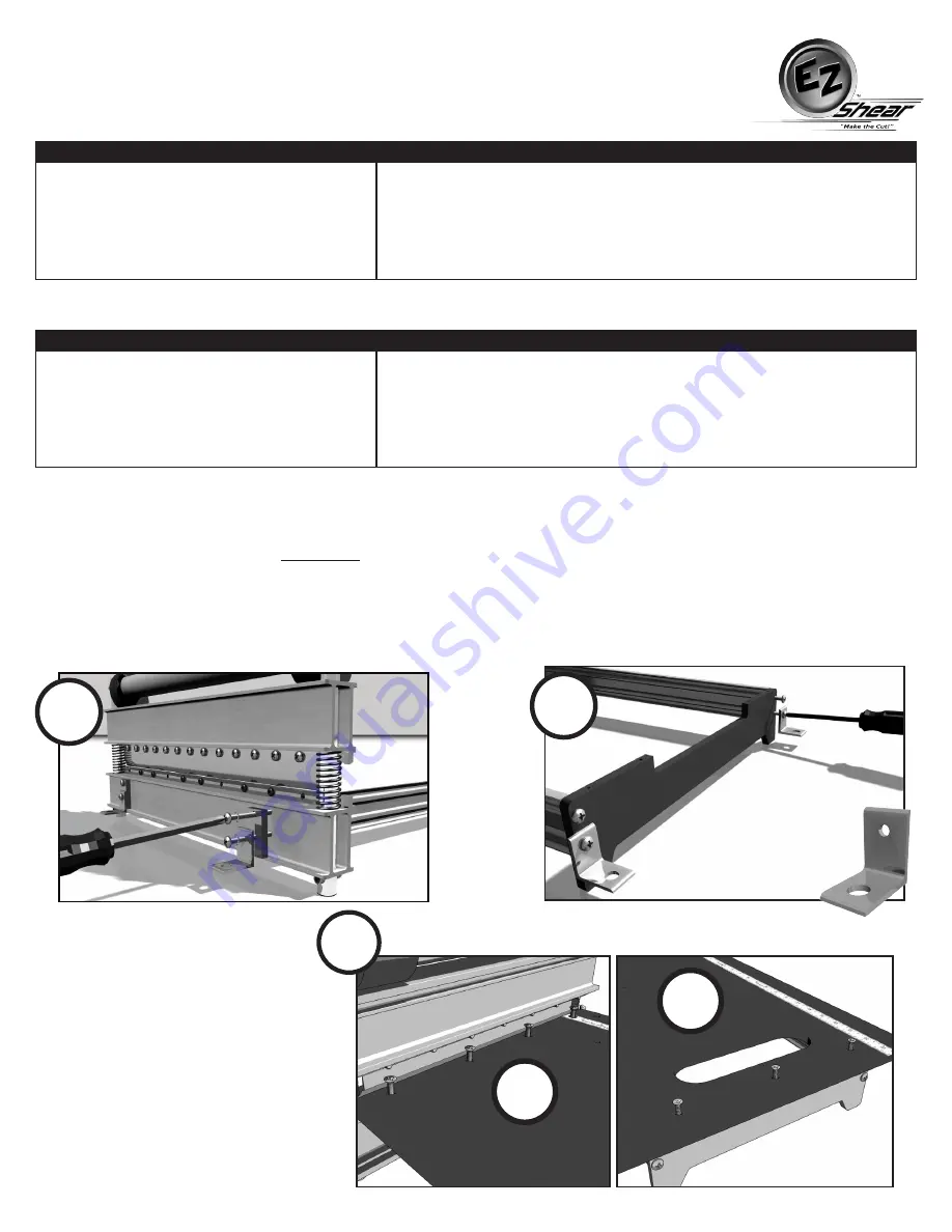 Bullet tools EZ Shear 220 Скачать руководство пользователя страница 1