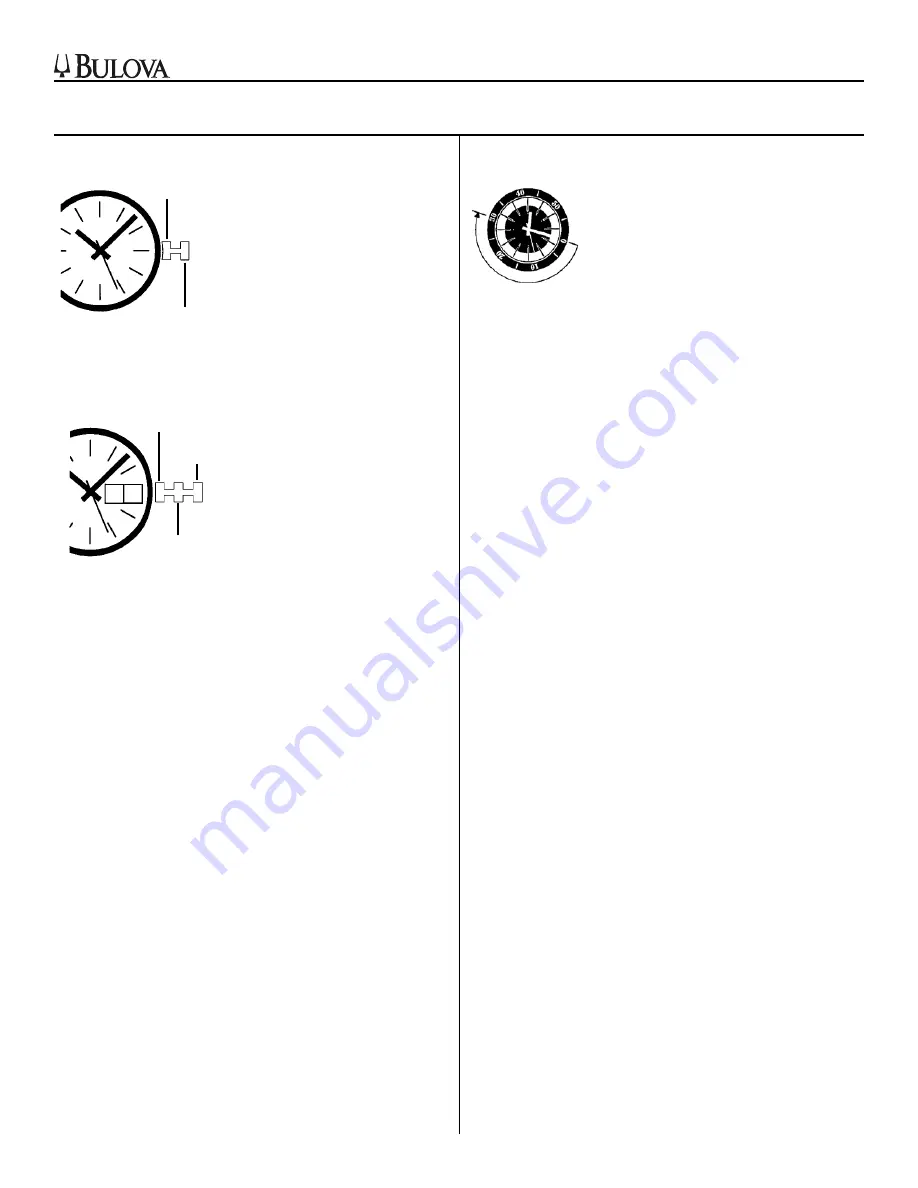 Bulova 100 Meter 98U13 Technical Letter Download Page 5