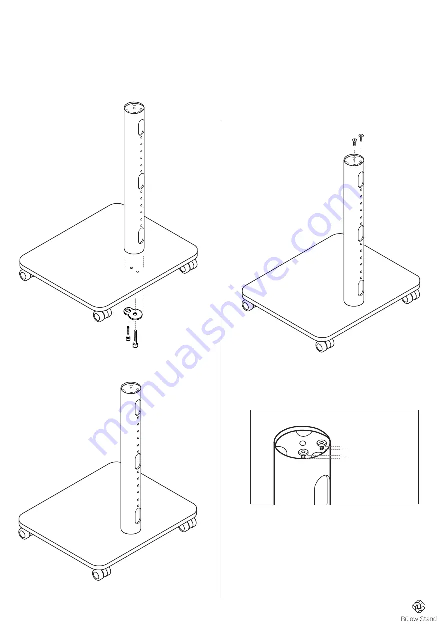 Bulow Stand BS15-2 Assembly Instructions Manual Download Page 4