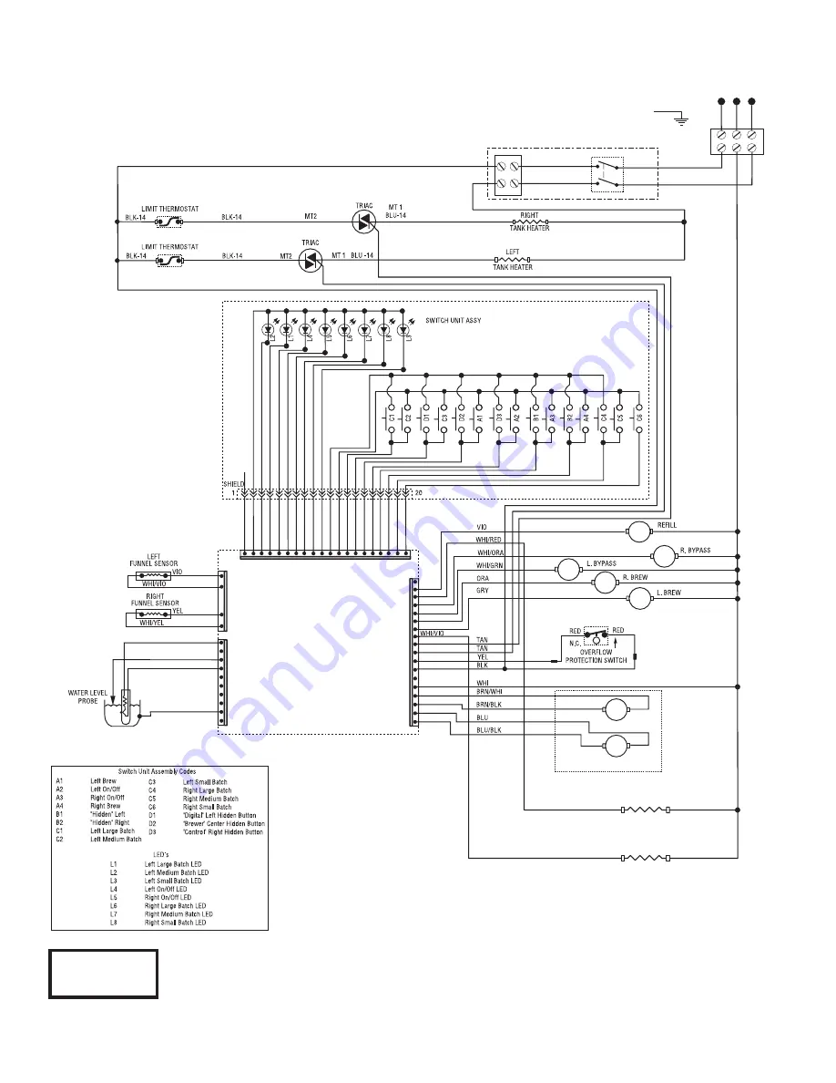 Bunn BrewWise DBC Service Manual Download Page 38