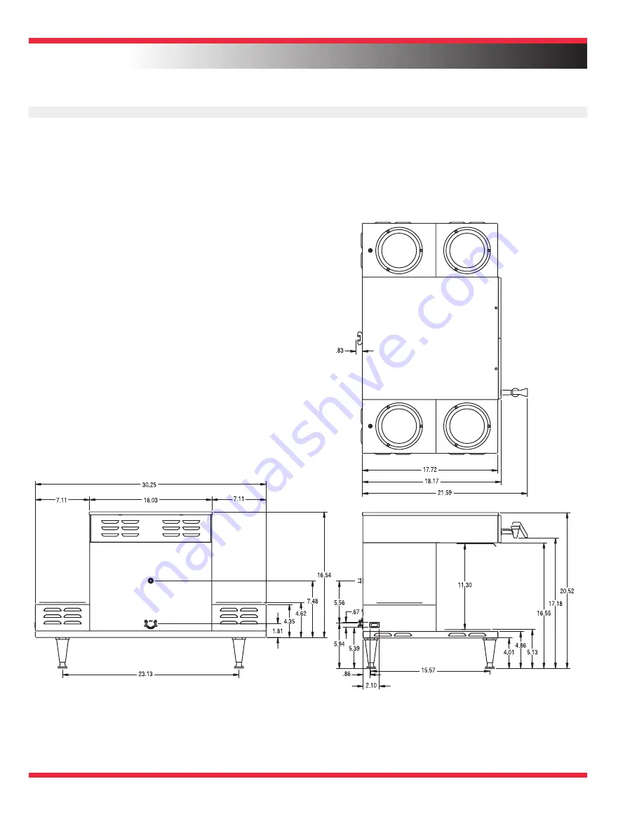 Bunn CDBCF 0/6 TWIN Specifications Download Page 2