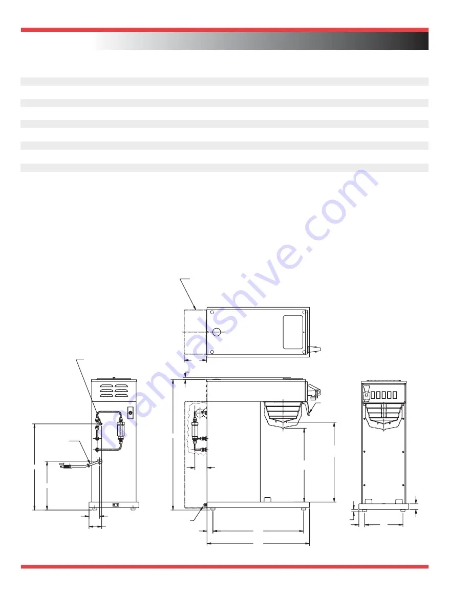 Bunn CWT 15-APS Specifications Download Page 2